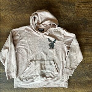 Playboy Bunny Hoodie Light Pink